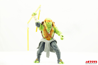 Illustration for article titled First look at the action figures of Michael Bay's TMNT